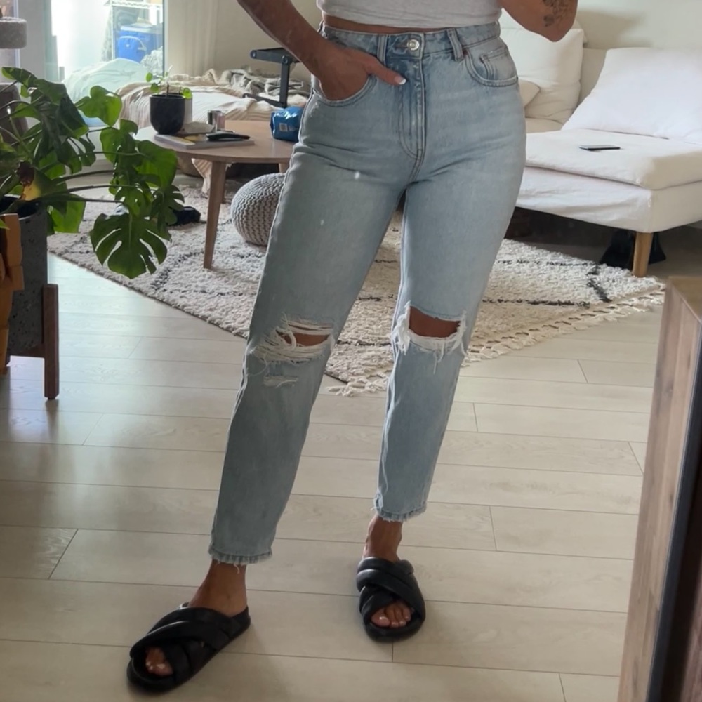 Zara mom jeans